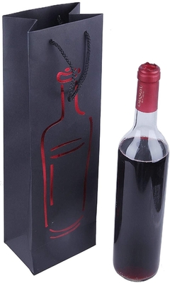 Single Bottle Personalized Wine Gift Bags For Weddings Birthdays Dinner Party