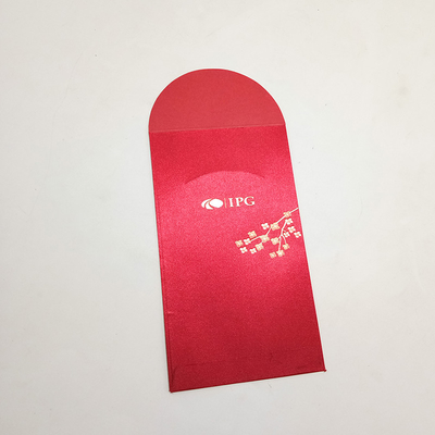 Western Style Red Card Angbao Chinese Red Money Envelope For Wedding