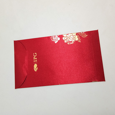 Western Style Red Card Angbao Chinese Red Money Envelope For Wedding