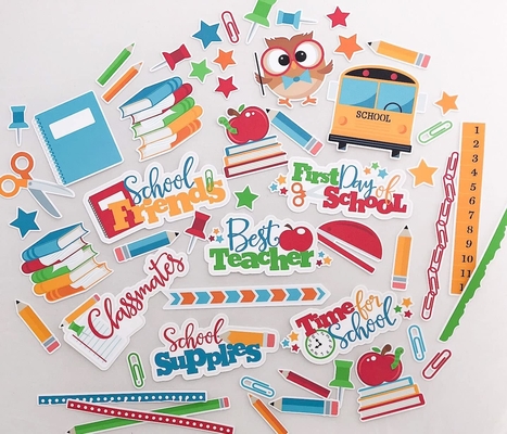 Custom Printed Adhesive Sticker Planner Colorful Mom Planning Stickers