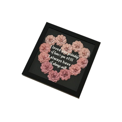 Flower Gift Packing Boxes Cardboard Boxe Flower Rose Box 20x20x5 Cm Size