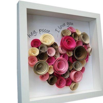 Flower Gift Packing Boxes Cardboard Boxe Flower Rose Box 20x20x5 Cm Size