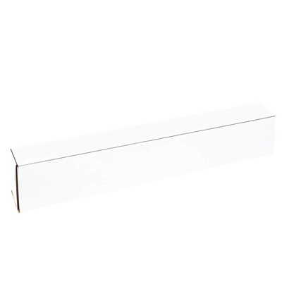 F Flute Corrugated Cardboard Box Logo Spot UV Printing Brown Inside White Outside