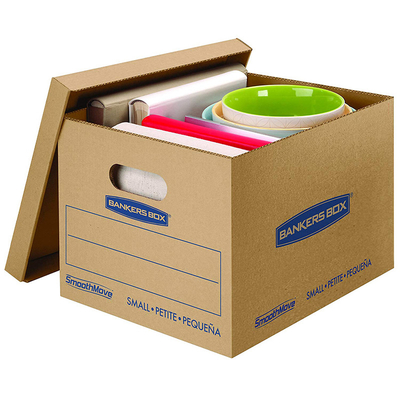 Brown Kraft Corrugated Paper Box Moving Luggage Packaging Carton Box