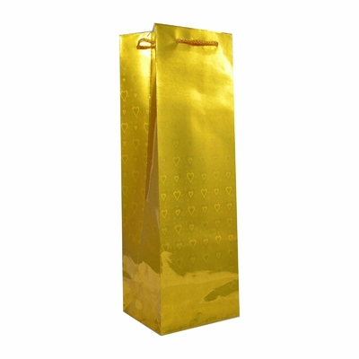 Champagne Gift Packing Boxes Holographic Paper Bag Birthday Christmas Presents