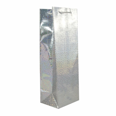 Champagne Gift Packing Boxes Holographic Paper Bag Birthday Christmas Presents