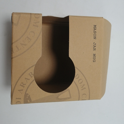 700gsm Kraft Paper Packaging Box For Ceramic Cup Gift Box With Window