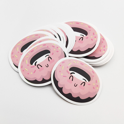 Durable Waterproof Die Cut Vinyl Stickers , PVC Vinyl Sticker Label Printing