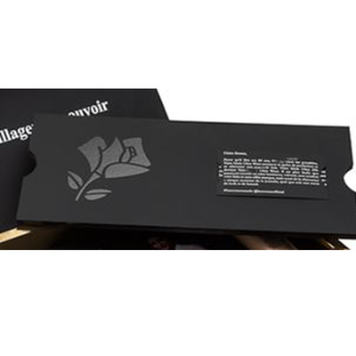 Eco Friendly Cosmetic Paper Box Cardboard Eyeshadow Packaging Box 157gsm