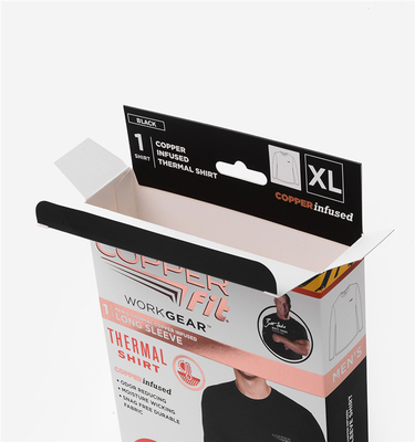 Eco Healthcare Product Packaging Recycle Folding Packaging Box With Handle