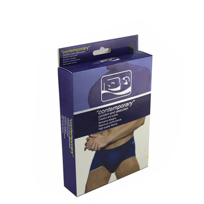 Garment Packaging Boxes Mens Underwear Custom Clothing Packaging Boxes
