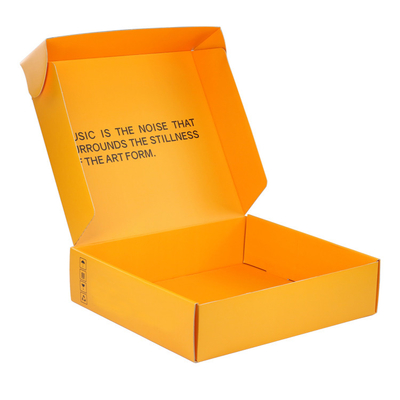Custom Printed Apparel Packaging Boxes Micro Flute Die Cut Paper Packaging
