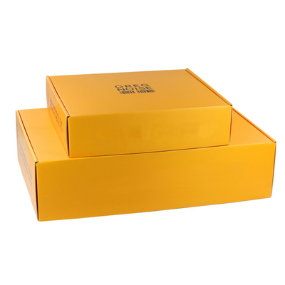 Custom Printed Apparel Packaging Boxes Micro Flute Die Cut Paper Packaging