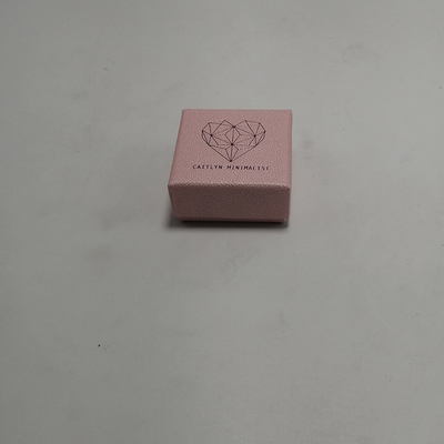 Jewelry Package Paper Box Pink Fancy Rigid Gift Boxes White Board Inside