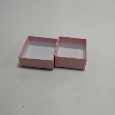 Jewelry Package Paper Box Pink Fancy Rigid Gift Boxes White Board Inside
