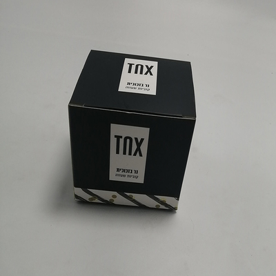 White Card Paper Box Personalised Cardboard Boxes For Soy Candle Package