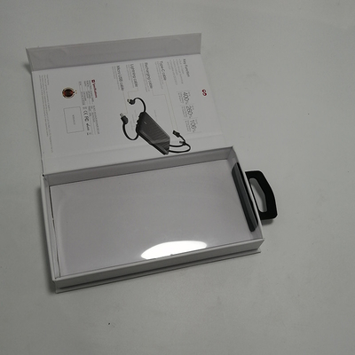 Book Style Mobile Phone Accessories Packaging For Smart Phone Recharger