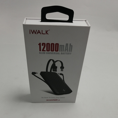 Book Style Mobile Phone Accessories Packaging For Smart Phone Recharger