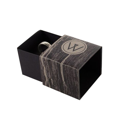 Two Opening Jewelry Paper Box Drawer Style Gift Box For Rings / Necklaces