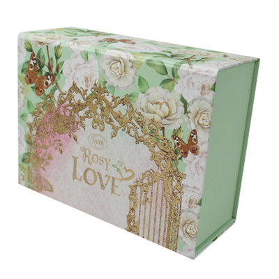 Colorful Printing Book Style Packaging Box Printed Gift Boxes With Ribbon