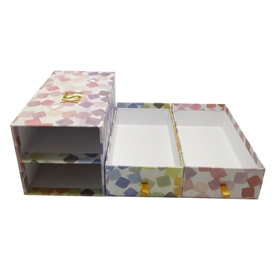 Lipstick Brush Cosmetic Paper Box Cardboard Storage Boxes With Drawers