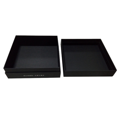 Rectangle Shaped Paper Packaging Box 2 Piece Gift Boxes With Lids Silver Logo