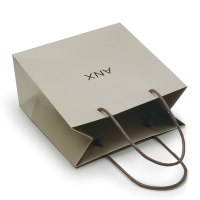 Green Design Recyclable Gift Bags Kraft Paper Bags For Clothes Packaging
