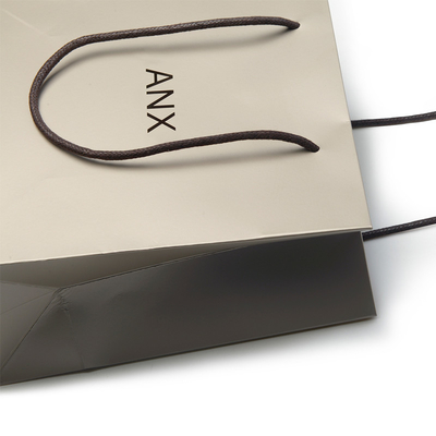 Green Design Recyclable Gift Bags Kraft Paper Bags For Clothes Packaging