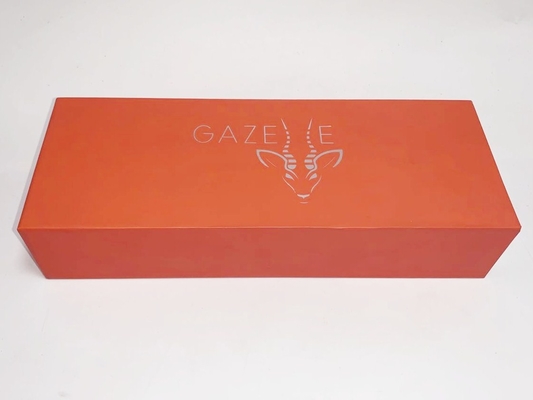 Recyclable Gift Packing Boxes Cardboard Foldable Paper Box Silver Cardboard