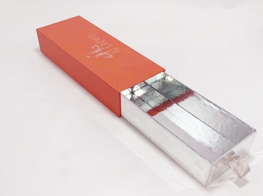 Recyclable Gift Packing Boxes Cardboard Foldable Paper Box Silver Cardboard
