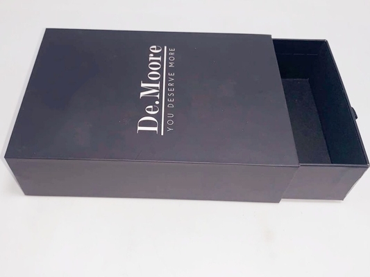 Drawer Type Gift Packing Boxes Handmade With Custom Foil Stamping Logo