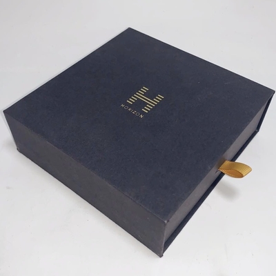 Biodegradable Chocolate Packing Boxes Gold Color Interior CMYK 4 Colors