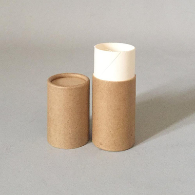 Customize Cylindrical Paper Box CMYK Printing Kraft Paper Tea Package