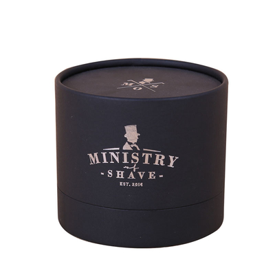 Round Decorative Boxes Black Card Paper Cylindrical Gift Package Paper Box