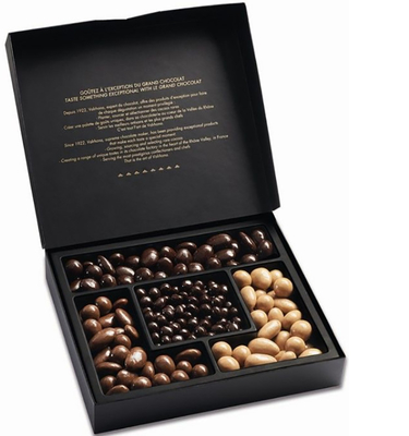 Black Card Corrugated Paper Box Coffee Bean Package Gold Hot Stamping LOGO