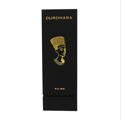 Black Color Paper Packing Box Gold Hot Foil Logo Lid Base Light Gift package