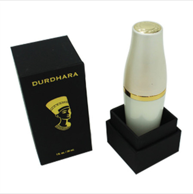 Black Color Paper Packing Box Gold Hot Foil Logo Lid Base Light Gift package