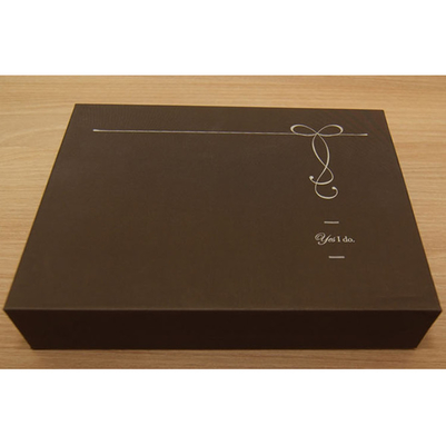 Pouch Package Paper Box Gray Color Kraft Paper Drawer Box Printing LOGO
