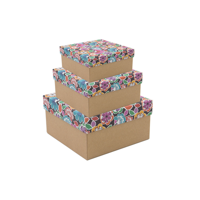 Kraft Paper Gift Packing Boxes Personalised Foldable Packaging Eco Friendly