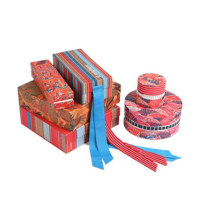 Personalized Fancy Folding Packaging Boxes Recycled Cardboard Round Gift Box