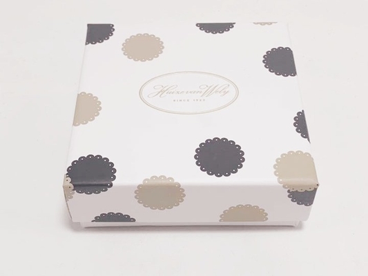 Custom Jewelry Packaging Boxes Creamy White Color Recycled Jewelry Boxes