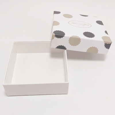 Custom Jewelry Packaging Boxes Creamy White Color Recycled Jewelry Boxes