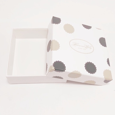 Custom Jewelry Packaging Boxes Creamy White Color Recycled Jewelry Boxes