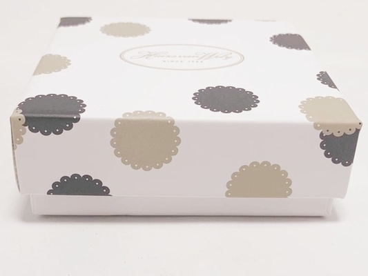 Custom Jewelry Packaging Boxes Creamy White Color Recycled Jewelry Boxes