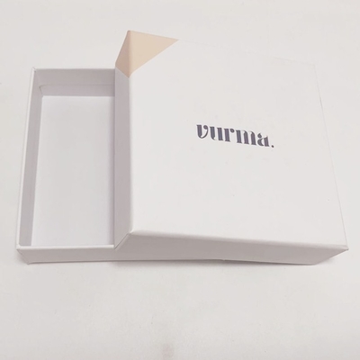 High End Jewelry Paper Box White Ivory Personalized Logo Gift Packing Boxes