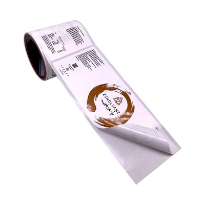 Printed Self Adhesive Labels Waterproof Beer Glass Bottle Label PP Material