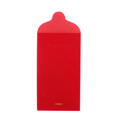 Hot Stamping Ang Bao Red Envelope Customize 150gsm Red Card Colorful