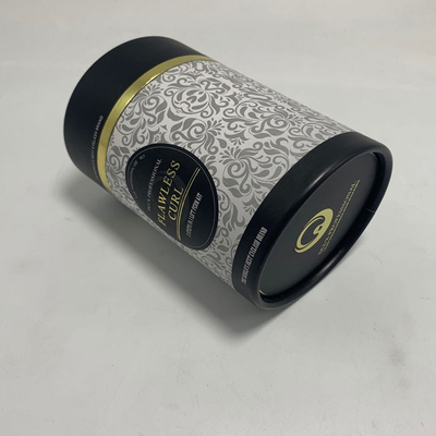 Eco Cylindrical Paper Box CMYK Printing Gold Stamping For Gift Package
