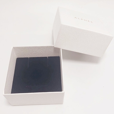 Beautiful Paper Jewelry Boxesfancy Paper Box Foil Gold Logo Lid And Base Style