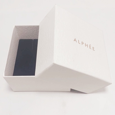 Beautiful Paper Jewelry Boxesfancy Paper Box Foil Gold Logo Lid And Base Style